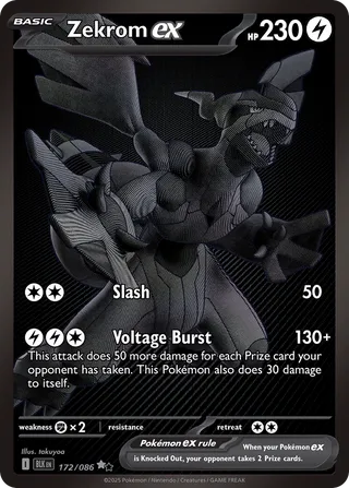 Zekrom ex (Black Bolt 172/086)